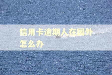 信用卡逾期人在国外怎么办 信用卡逾期人在国外怎么办