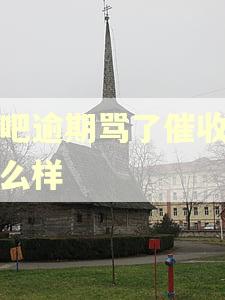 借吧逾期骂了催收会怎么样