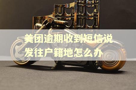 美团逾期收到短信说发往户籍地怎么办