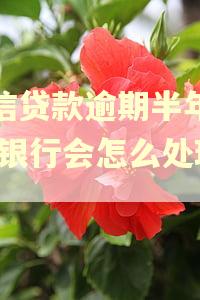 中信贷款逾期半年多了,银行会怎么处理?