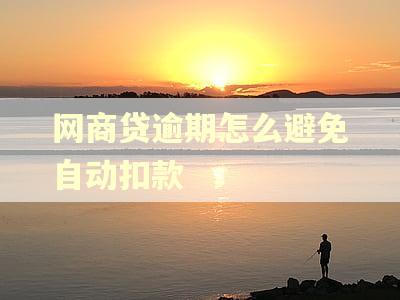 网商贷逾期怎么避免自动扣款