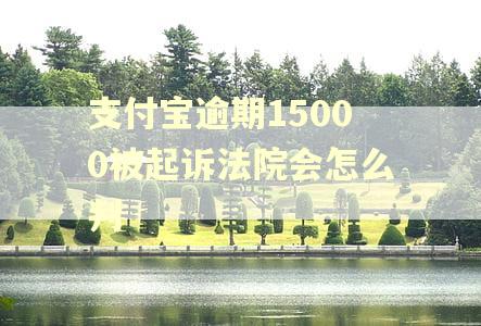 支付宝逾期15000被起诉法院会怎么判