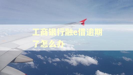 工商银行融e借逾期了怎么办