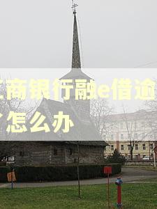 工商银行融e借逾期了怎么办
