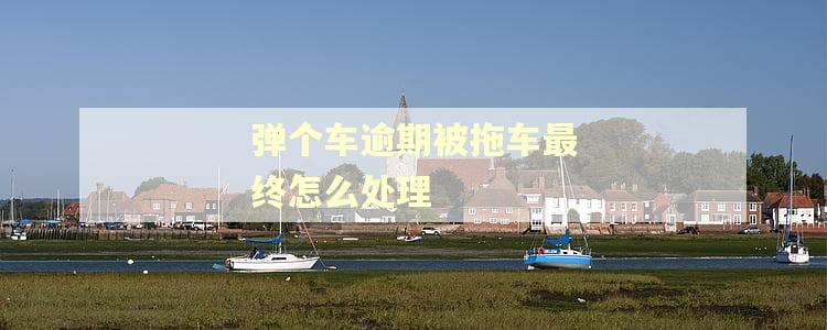 弹个车逾期被拖车最终怎么处理 弹个车逾期被拖车最终怎么处理