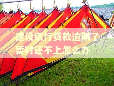 建设银行贷款逾期了暂时还不上怎么办