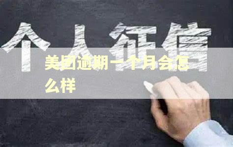 美团逾期一个月会怎么样