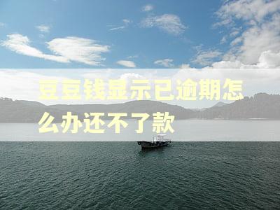豆豆钱显示已逾期怎么办还不了款