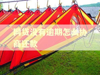 网贷没有逾期怎么协商还款