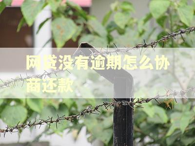 网贷没有逾期怎么协商还款 网贷没有逾期怎么协商还款