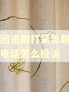 美团逾期打紧急联系人电话怎么投诉