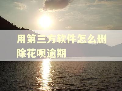 用第三方软件怎么删除花呗逾期