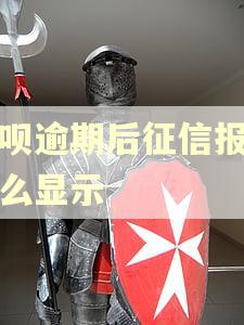 借呗逾期后征信报告怎么显示