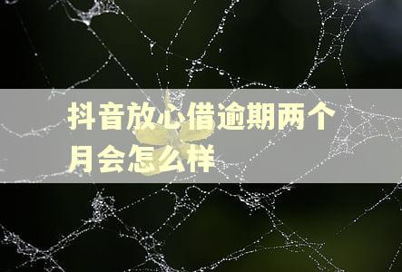 抖音放心借逾期两个月会怎么样