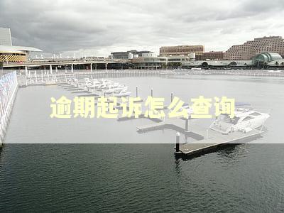 逾期起诉怎么查询