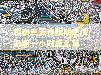 超出三天宽限期之后逾期一小时怎么算