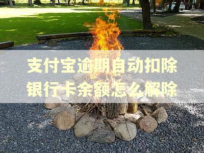 支付宝逾期自动扣除银行卡余额怎么解除