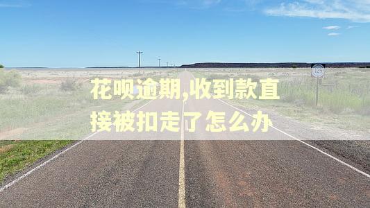 花呗逾期,收到款直接被扣走了怎么办