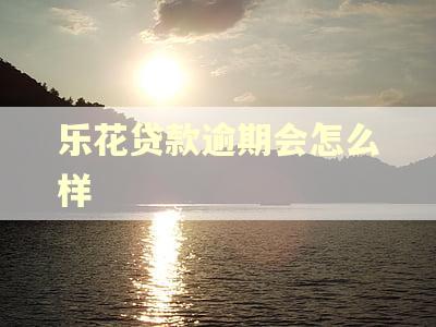 乐花贷款逾期会怎么样