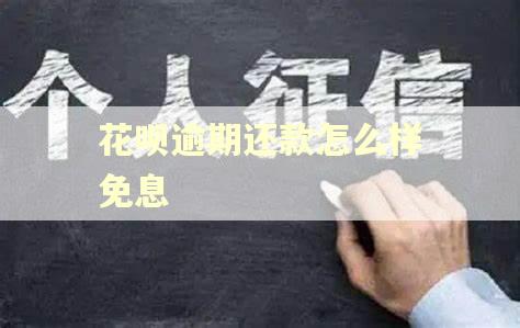 花呗逾期还款怎么样免息