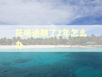 花呗逾期了2年怎么办