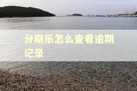 分期乐怎么查看逾期记录 分期乐怎么查看逾期记录