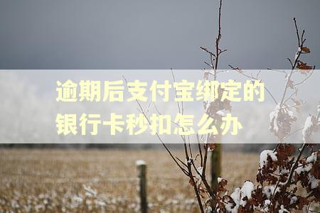 逾期后支付宝绑定的银行卡秒扣怎么办