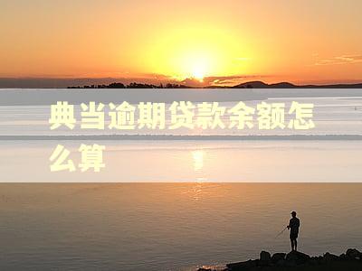 典当逾期贷款余额怎么算