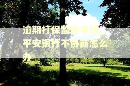 逾期打保监会电话,平安银行不协商怎么办