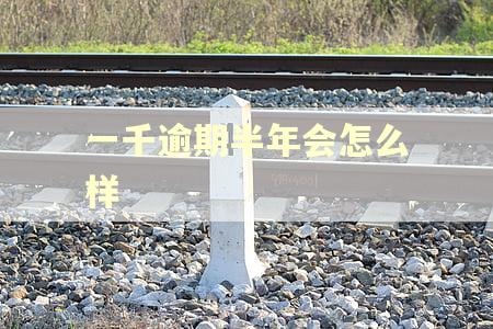 一千逾期半年会怎么样 一千逾期半年会怎么样
