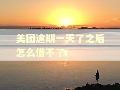 美团逾期一天了之后怎么借不了