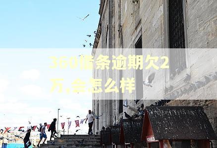 360借条逾期欠2万,会怎么样 360借条逾期欠2万,会怎么样
