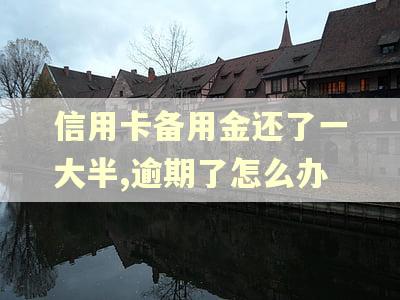 信用卡备用金还了一大半,逾期了怎么办 信用卡备用金还了一大半,逾期了怎么办