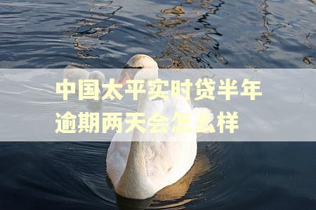 中国太平实时贷半年逾期两天会怎么样
