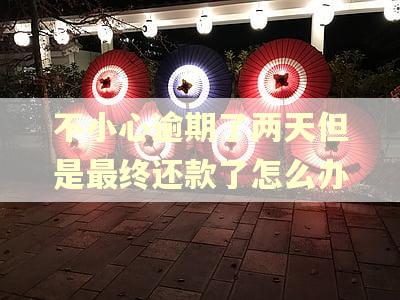 不小心逾期了两天但是最终还款了怎么办