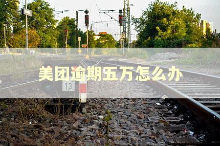 美团逾期五万怎么办