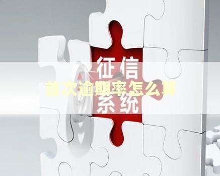 首次逾期率怎么算