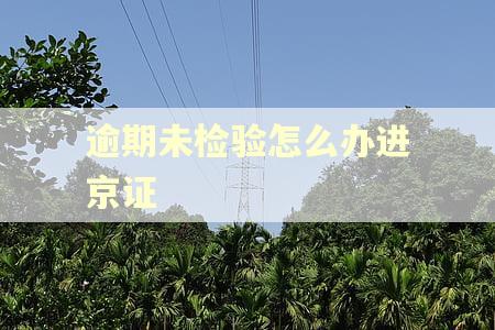 逾期未检验怎么办进京证