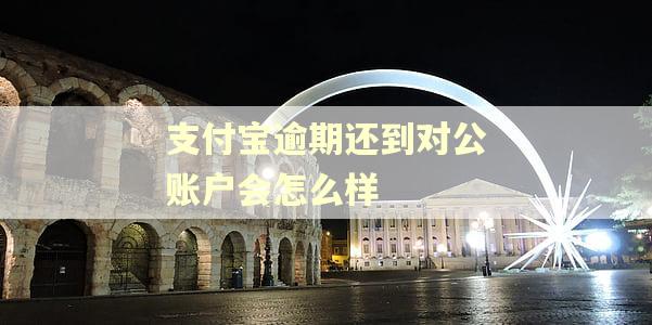 支付宝逾期还到对公账户会怎么样