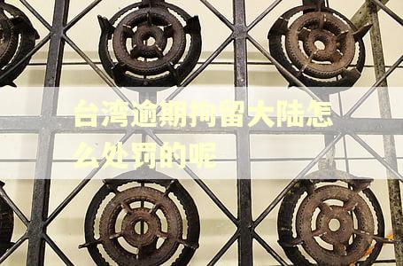 台湾逾期拘留大陆怎么处罚的呢