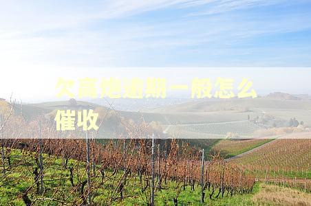 欠高炮逾期一般怎么催收
