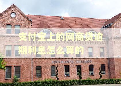 支付宝上的网商贷逾期利息怎么算的