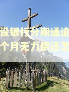 建设银行分期通逾期三个月无力偿还怎么办 建设银行分期通逾期三个月无力偿还怎么办