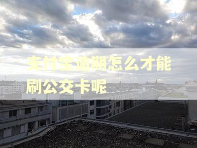 支付宝逾期怎么才能刷公交卡呢