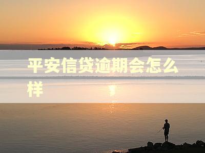 平安信贷逾期会怎么样