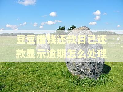 豆豆借钱还款日已还款显示逾期怎么处理
