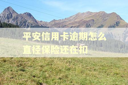 平安信用卡逾期怎么直径保险还在扣