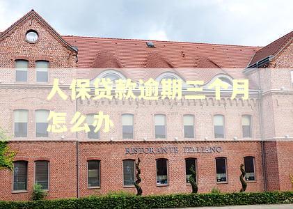 人保贷款逾期三个月怎么办