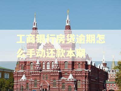 工商银行房贷逾期怎么手动还款本期