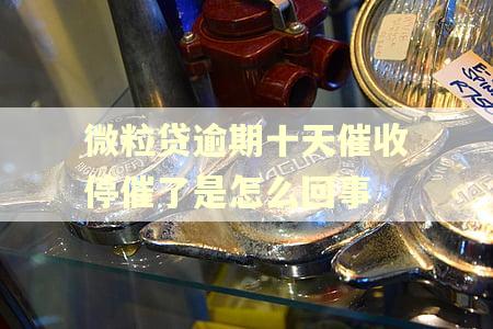 微粒贷逾期十天催收停催了是怎么回事